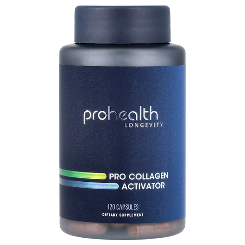 ProHealth Longevity, Pro Collagen Activator, стимулятор выработки коллагена, 120 капсул