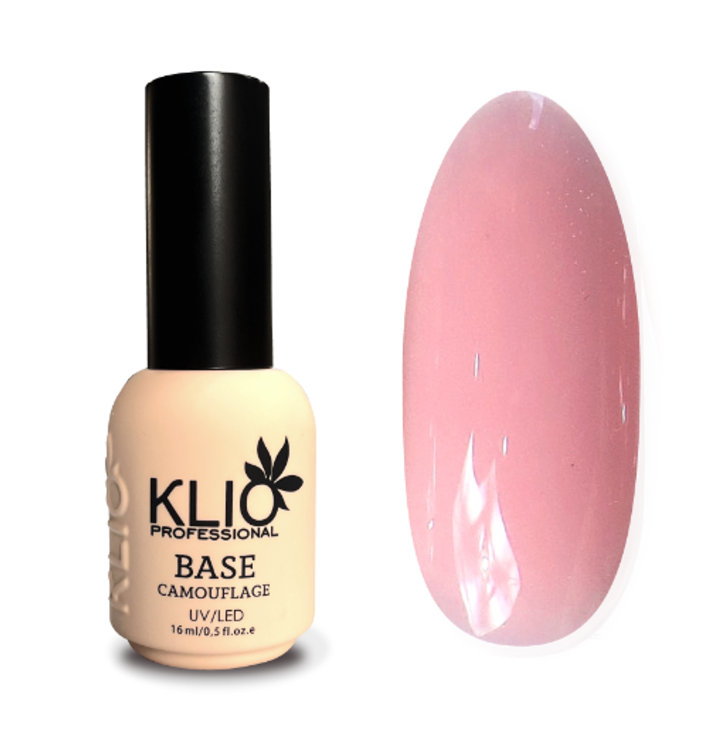 Klio Base Rose - Камуфлирующая база Розовый, 16мл