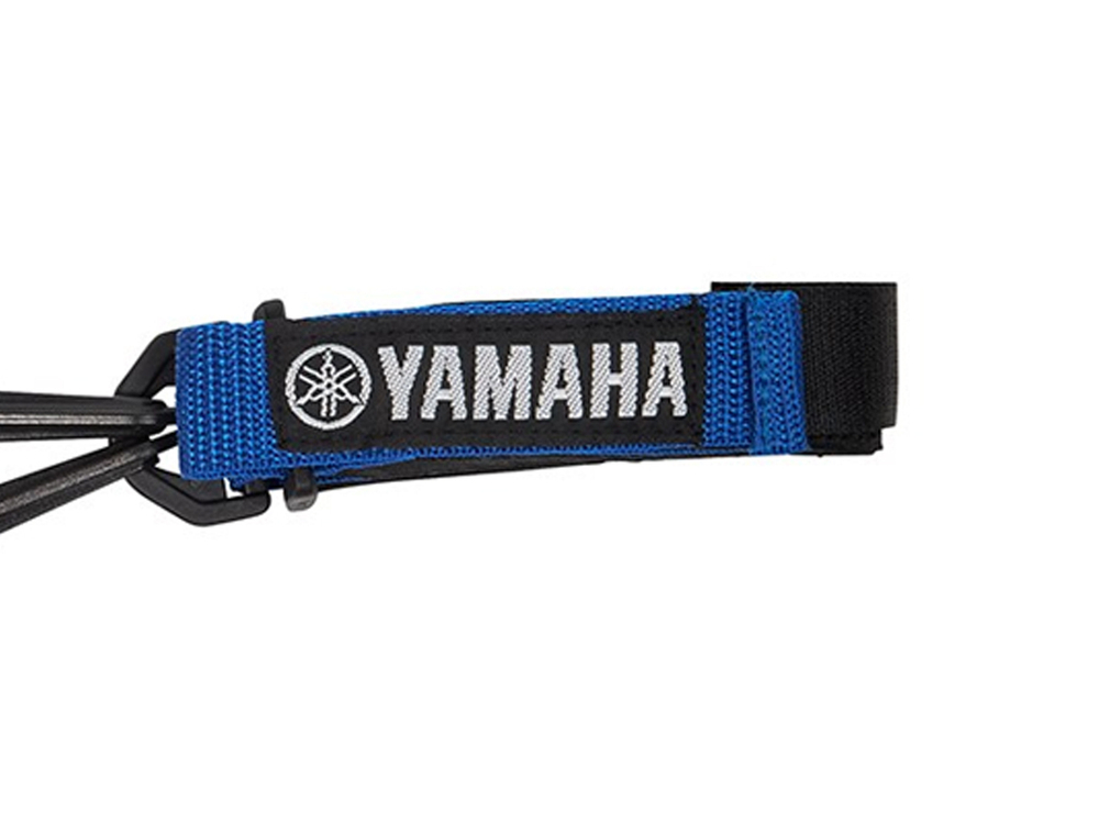 Стоп шнур Yamaha с неопрен. браслетом синий