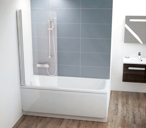 Шторка для ванны распашная Ravak CVS1 80х150 цвет профиля хром (7QR40C00Z1)
