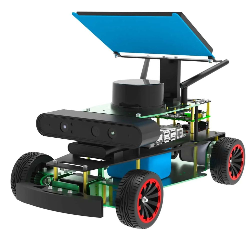 Робот с голосовым управлением Yahboom ROSMASTER R2 Ultimate-NANO ROS Robot (без контроллера Jetson Nano)