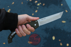 Нож Cold Steel Voyager XL Tanto SW - зеленая рукоять, клинок стоунвош RK-487