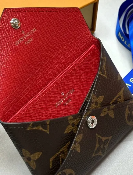 Держатель для карт Louis Vuitton Kirigami красный