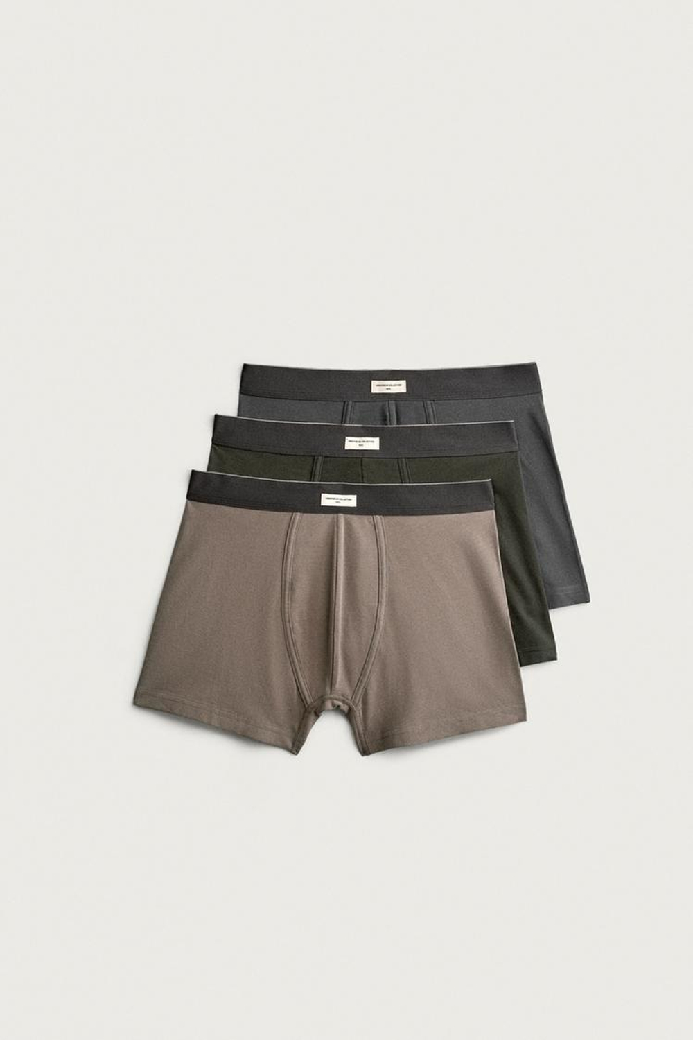 ZARA НАБОР ИЗ ТРЕХ ТРУСОВ-БОКСЕРОВ COMBINADO, РАЗНОЦВЕТНЫЙ