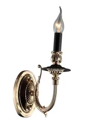 Бра NewRgy B5966/1W FG+BK, 40 Вт, золотое и чёрное