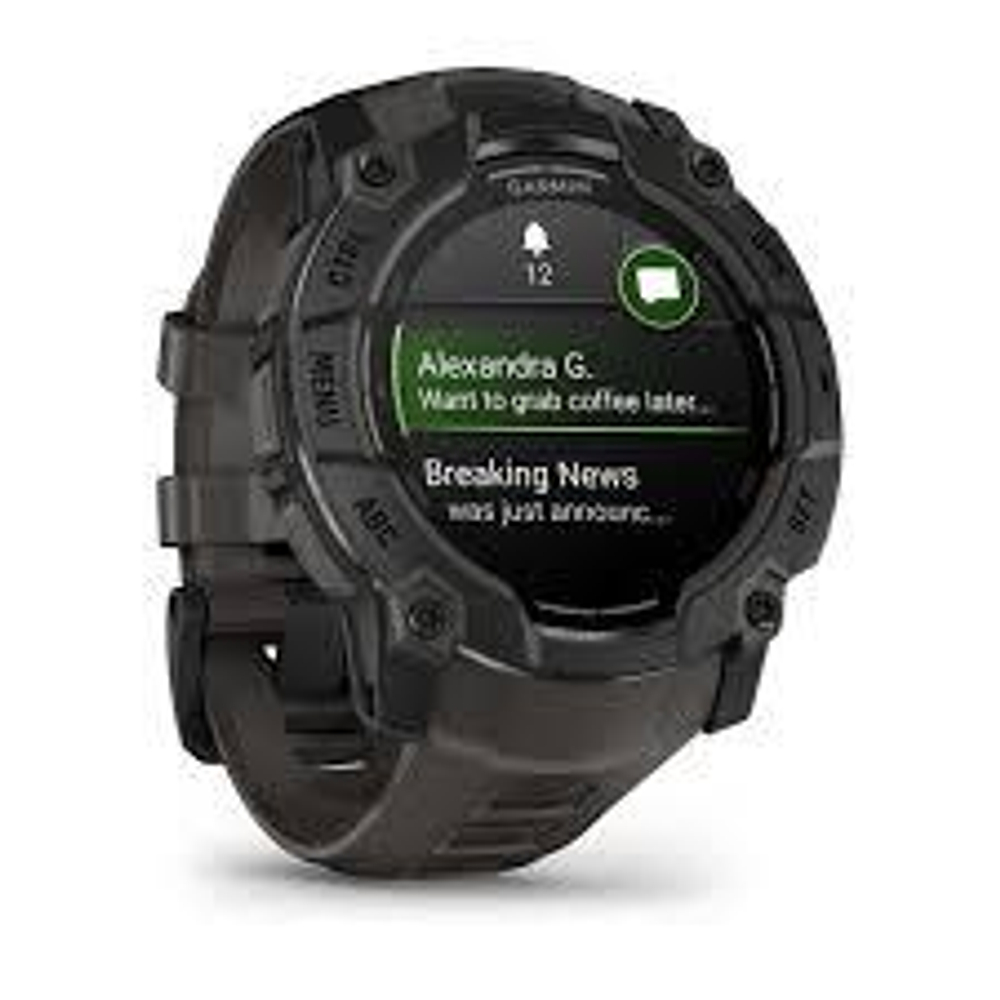 Смарт-часы Garmin Instinct E 40mm Black with Charcoal Band, черный браслет, 010-02932-00