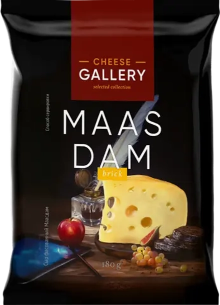Сыр Cheese Gallery Маасдам 45% 180г
