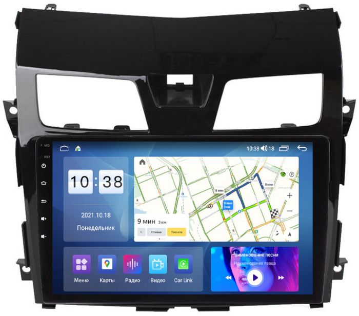 Магнитола для Nissan Teana 2014-2016 (L33) - Parafar PF971LUX1UHD на Android 13, Быстрая, QLED, CarPlay, 4G SIM-слот