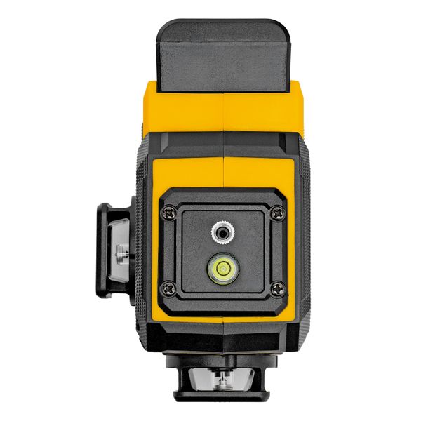 Лазерный уровень мультипризменный Denzel DLV-360-3C, 30 м, зеленый луч, Li-Ion 2,4 Aч, кейс