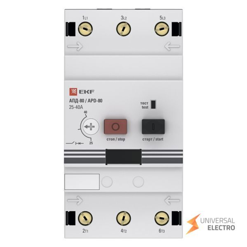 Автомат пуска двигателя АПД-80 25-40А EKF PROxima