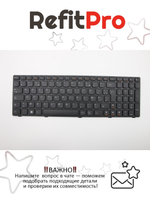 Клавиатура для ноутбука Lenovo G580/G585/G780/V580/Z580/Z585 французская, черная (25206701), оригинал