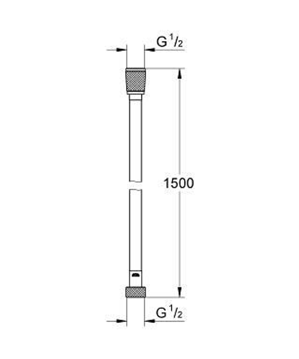 Шланговое подсоединение Hansgrohe Fixfit Е 27505000