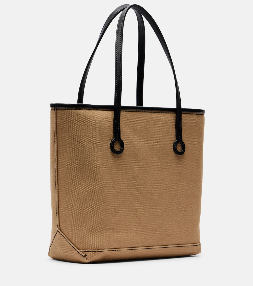 Сумка JW Anderson Leather-Trimmed Canvas Tote Bag