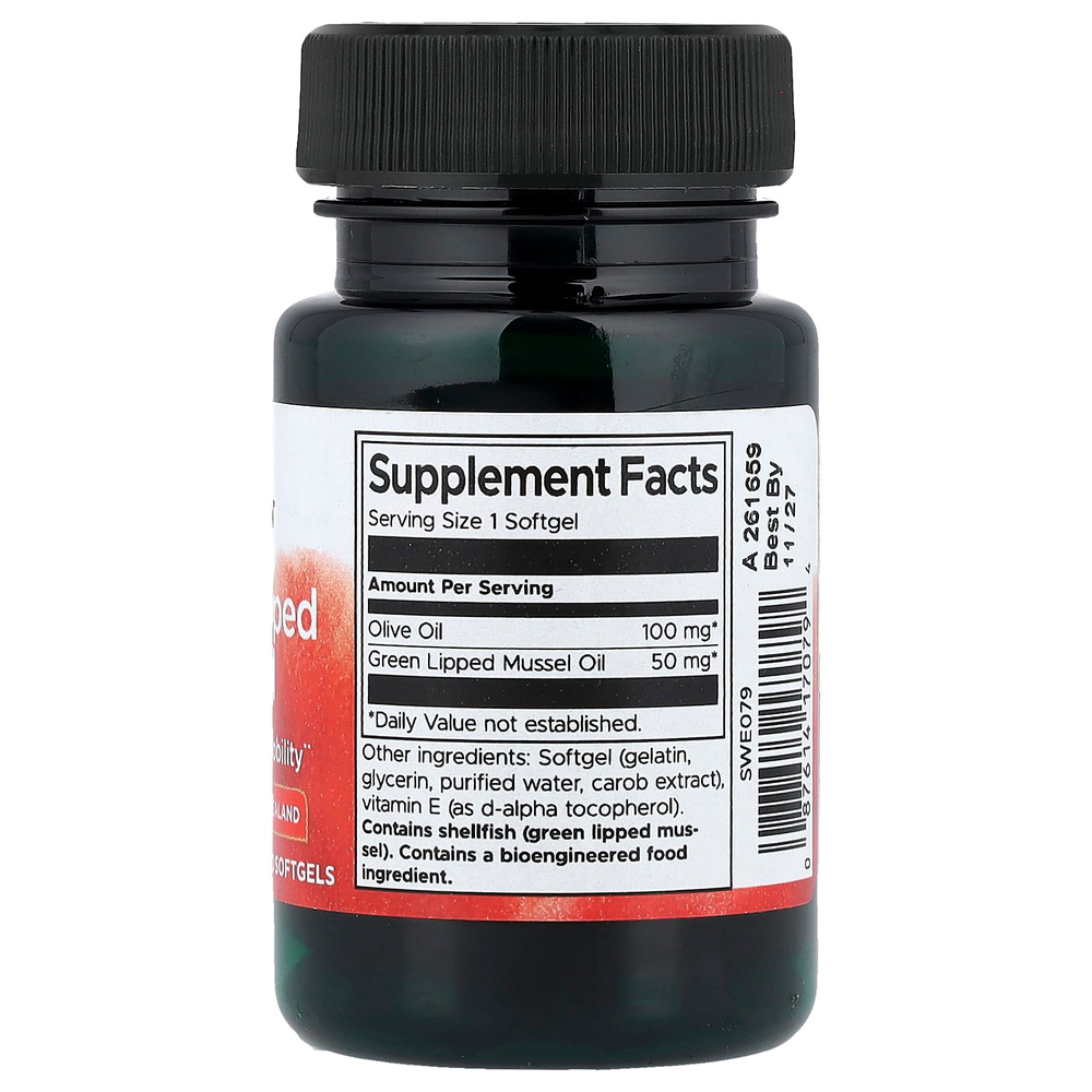 Swanson Vitamins, Зеленые мидии, 30 мягких таблеток