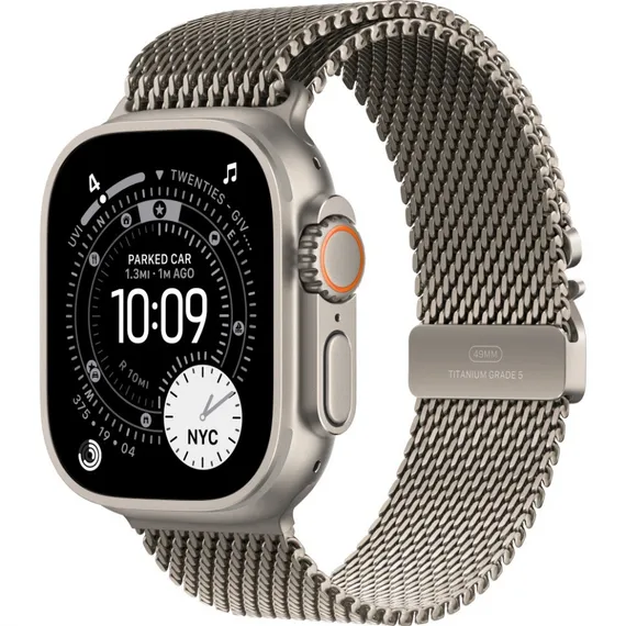 Умные часы Apple Watch Ultra 3 49 мм Natural Titanium Milanese Loop Титановый Natural