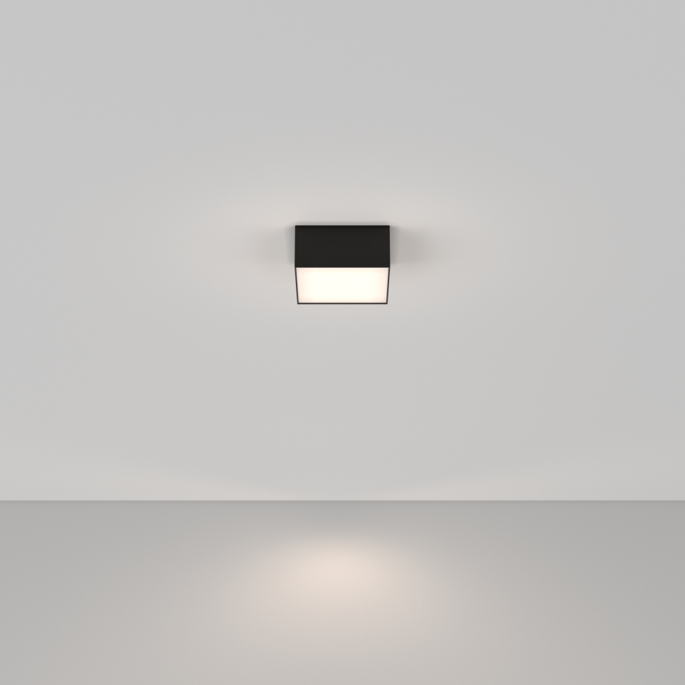Потолочный светодиодный светильник Maytoni Zon C032CL-12W4K-SQ-B