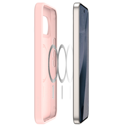 Матовый чехол светло-розового цвета с MagSafe для Google Pixel 11 Pro XL, 10 Pro XL и 9 Pro XL, серия Yind Series от Dux Ducis