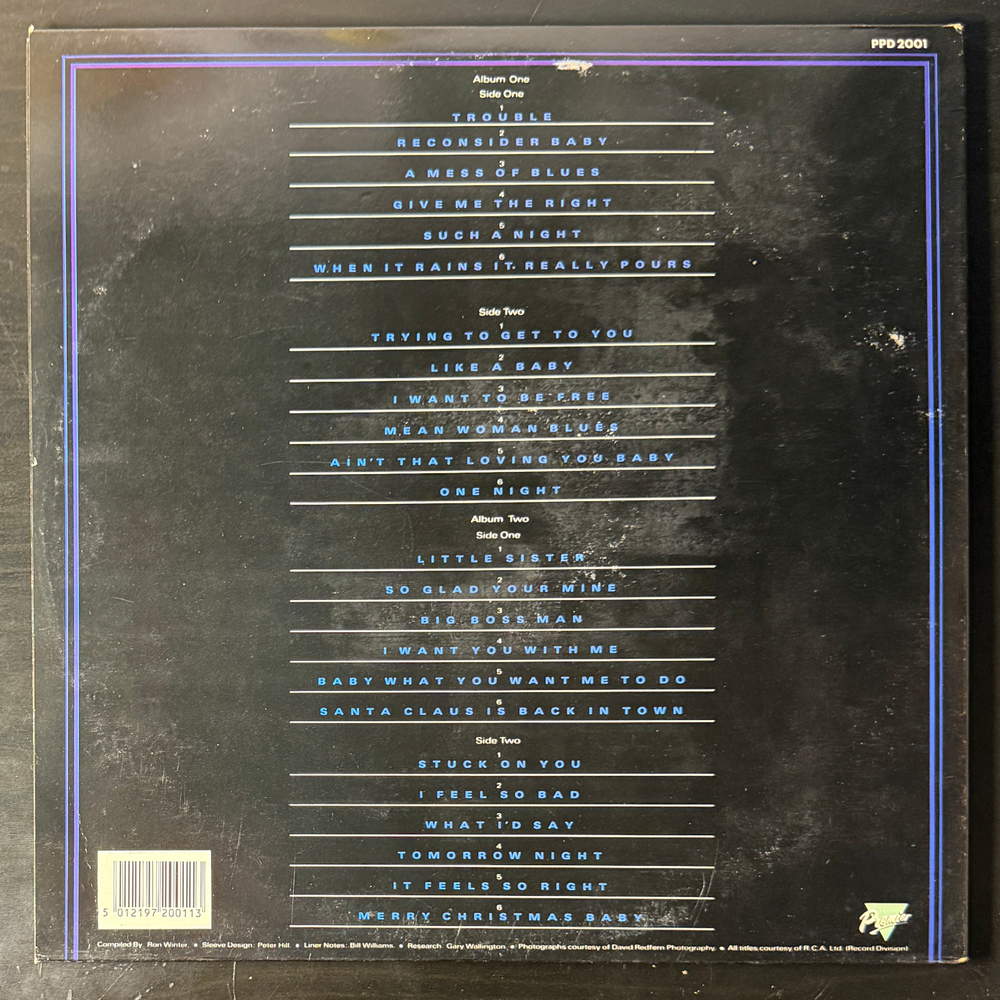 Elvis Presley – Blue Rhythms 2LP (Европа 1984г.)Т