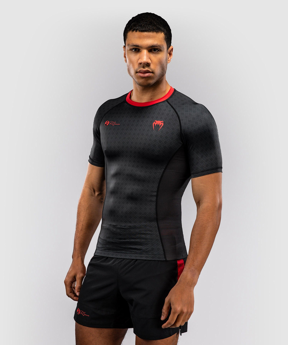 Рашгард Venum x Roger Gracie Black/Red S/S