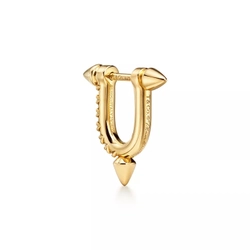 Серьги из жёлтого золота 18k с бриллиантами ,Tiffany 💎 Titan Pharrell Williams- В наличии