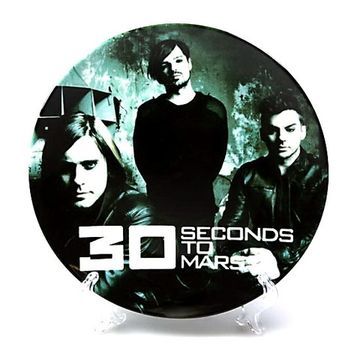 Тарелка 30 seconds to Mars ( Группа в подвале )