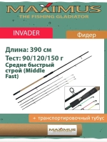 Удилище фидерное (фидер) Maximus INVADER