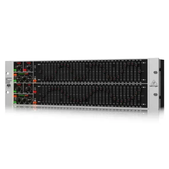 Behringer FBQ6200HD - 31-полос. 2-кан. графич. эквалайзер с FBQ системой обнаружения обратной связи