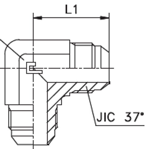 Соединение P90 JIC 3/4