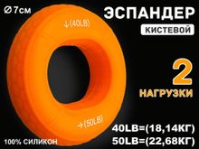 Эспандер кистевой с двойной нагрузкой 40-50 LB