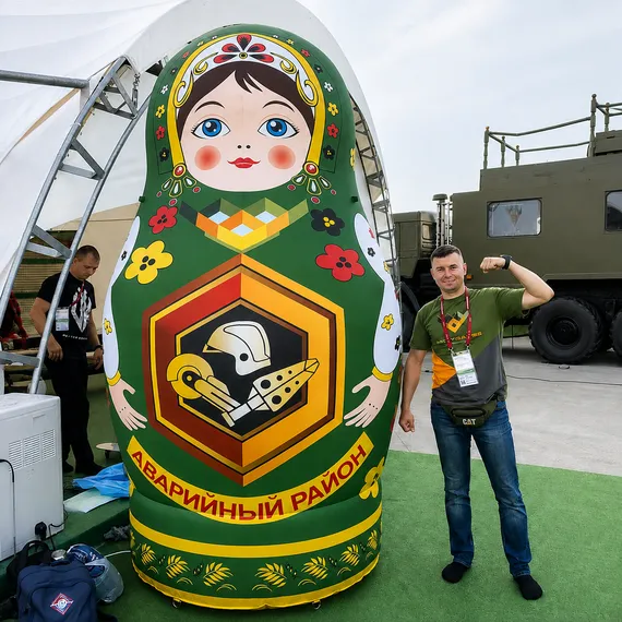 Надувная Матрешка