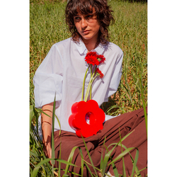 Ваза для цветов 20см Doiy Daisy красная