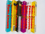 Toblerone ассорти из 6 видов темный+белый+молочный шоколад, мед, нуга, соленая карамель, изюм (6х100 г) 600 г (Швейцария)