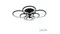 Потолочная люстра Ring A001/8 BK iLedex
