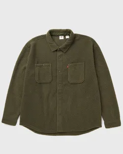 Рубашка утепленная мужская LEVI'S SHERPA SOFT WORKER OLIVE NIGHT SHERPA