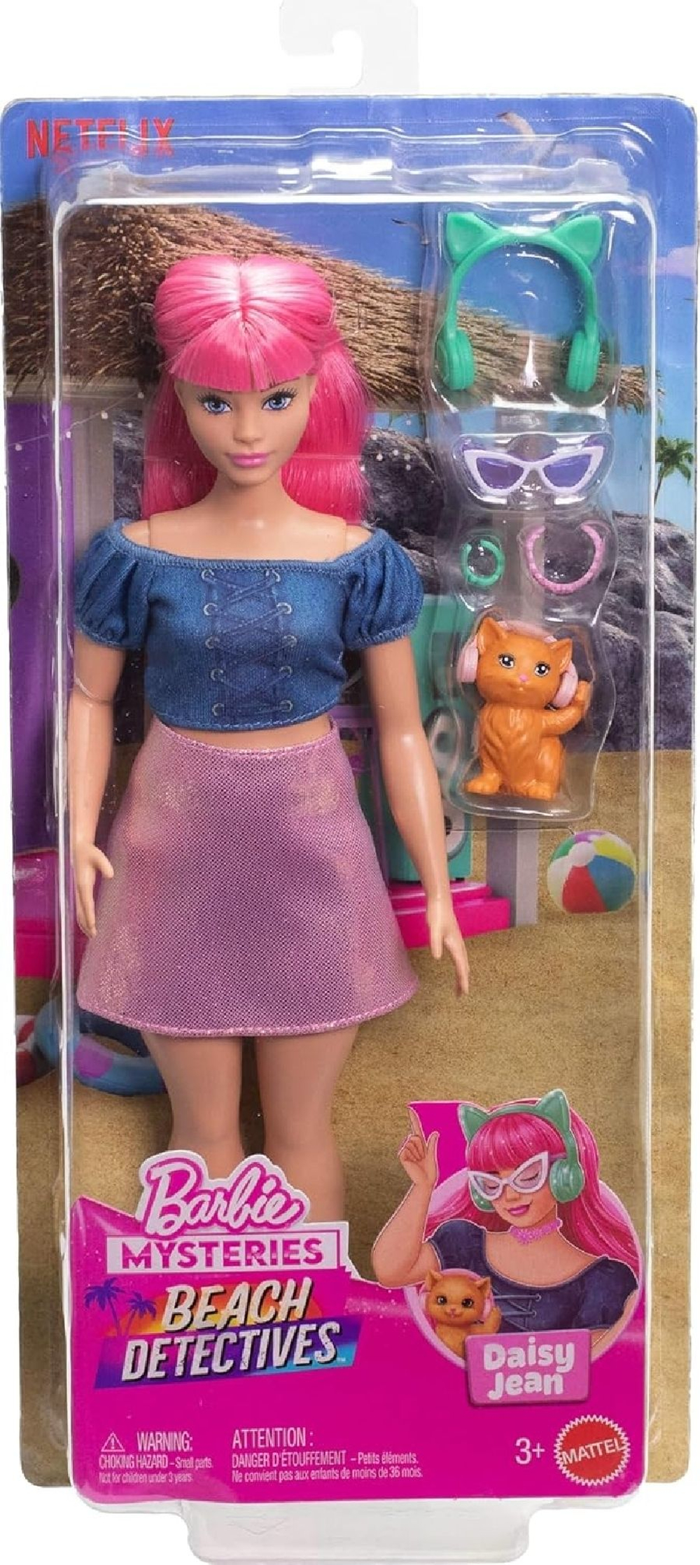 Кукла Barbie Mysteries: Beach Detectives Daisy Дейзи