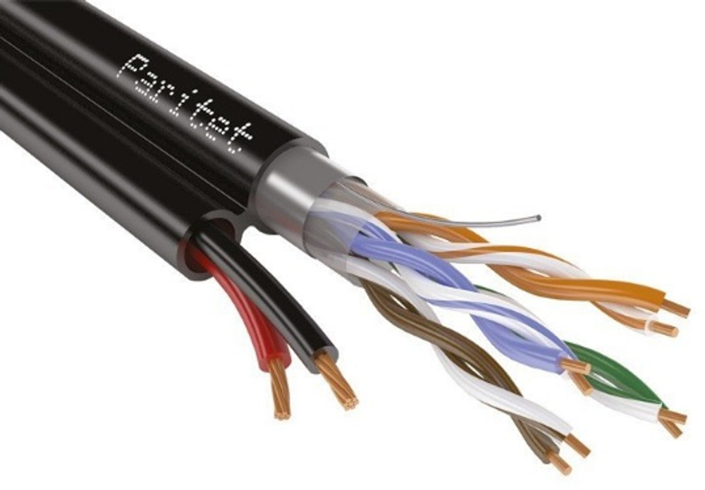 Кабель Паритет F/UTP 2 Cat5e PE 2х1,5