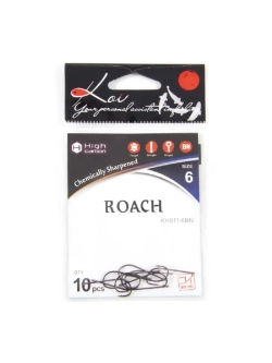 Крючок KOI "ROACH", размер 6 (INT), цвет BN