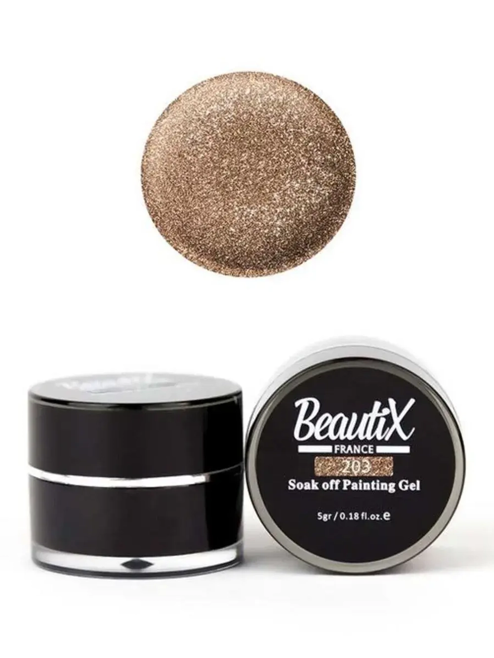Beautix Гель-глиттер Painting Gel №203