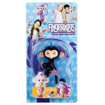 ФИГУРКА ОБЕЗЬЯНКИ, СВЕТ+ЗВУК, ЦВЕТ В АССОРТ. НА КАРТ. 29*16*5СМ