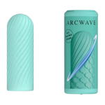 Мятный двусторонний мастурбатор 10см ARCwave Ghost Reversible Pocket Manual Stroker CleanTech Silicone Male Masturbator Mint