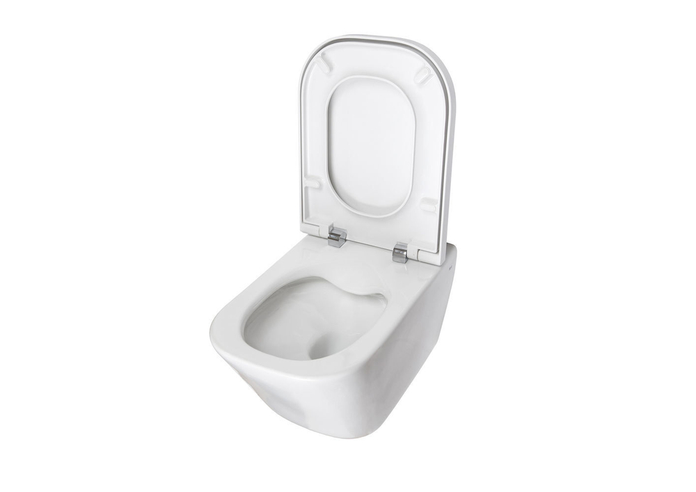 734647L000	УНИТАЗ ПОДВЕСНОЙ ROCA  THE GAP БЕЗОБОДКОВЫЙ с сиденьем