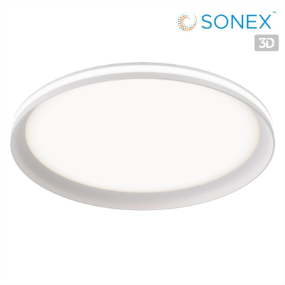 7749/60L MITRA LED SN 544 Светильник металл/PMMA/белый LED 60Вт 3000-6000К D386 IP20 пульт ДУ BETA