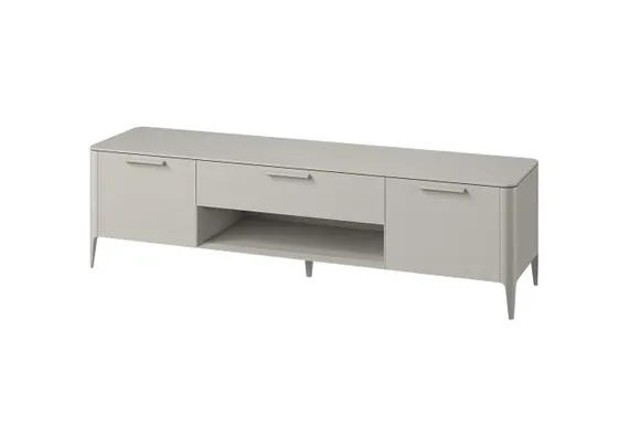 Тумба Type oak под ТВ ширина 200 см (серо-бежевый)