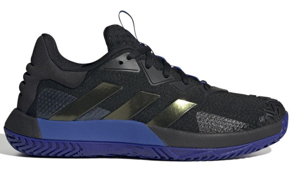 Мужские кроссовки теннисные Adidas SoleMatch Control M - core black/core black/lucid fuchsia