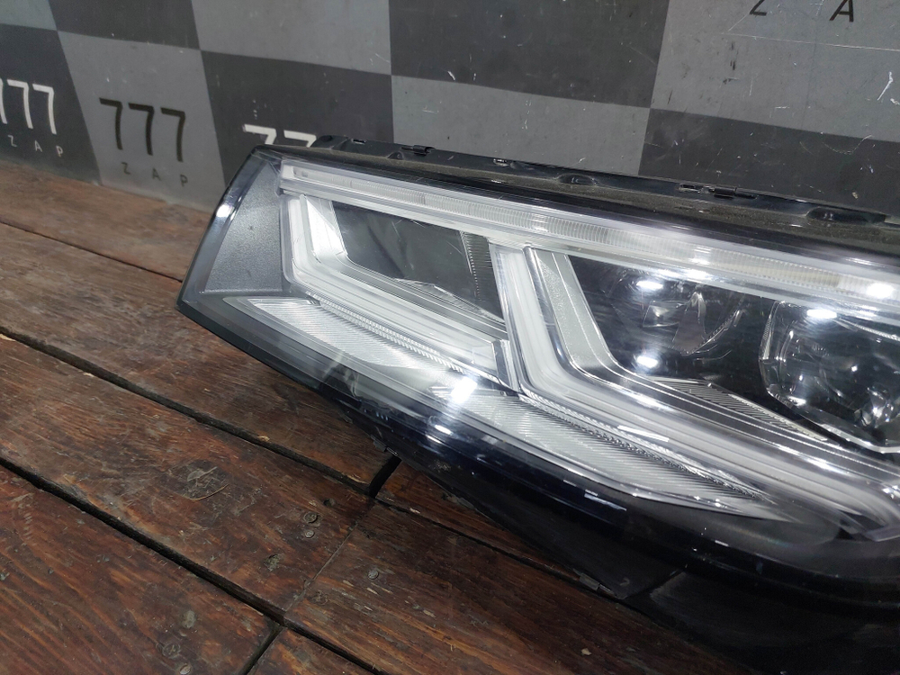 Фара левая LED Audi Q5 (FY) 17-20 Б/У Оригинал 80A941773