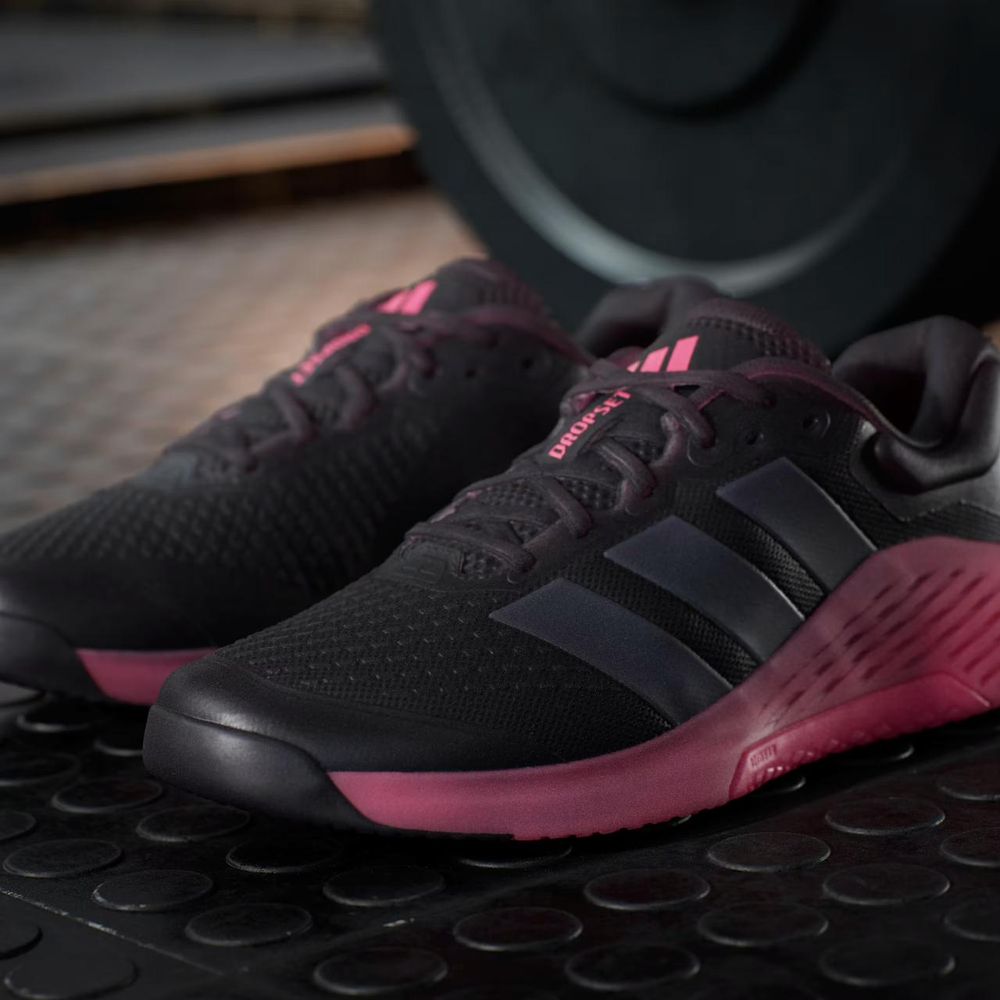 Кроссовки adidas Dropset 4 (Черно-Розовые)