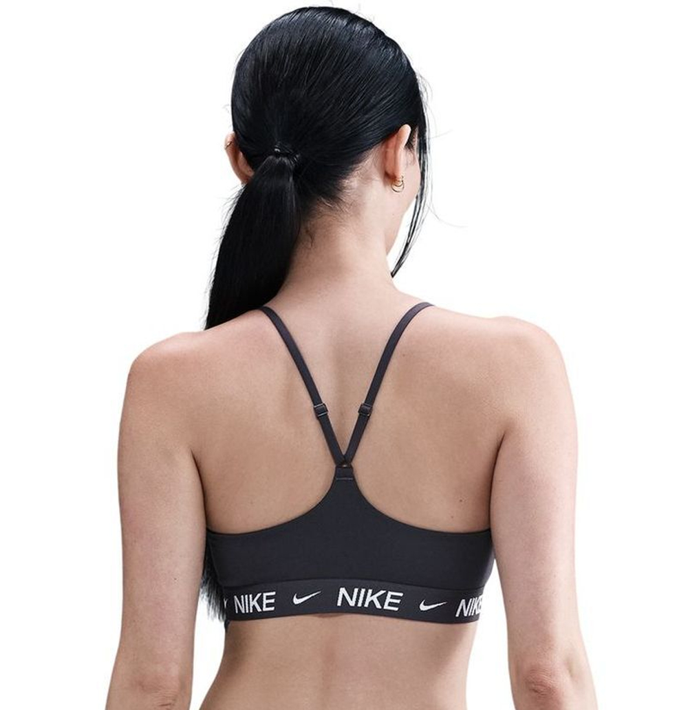 Теннисный бюстгальтер Nike Indy Light Support Padded Adjustable Sports - thumder grey