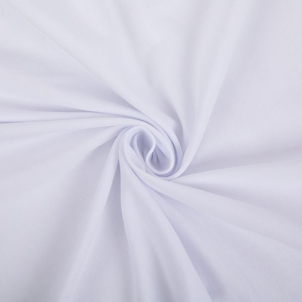 Кулирка 150±5 г/м², 40/1 Comp.Penye FULL LYC, 170 см / 1 метр, 02 белый/white, Gamma GCM