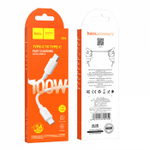 Кабель Type-C на Type-C Hoco 100W X96 (white)