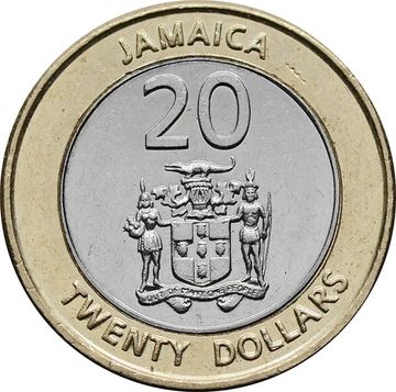 20 долларов 2017 Ямайка